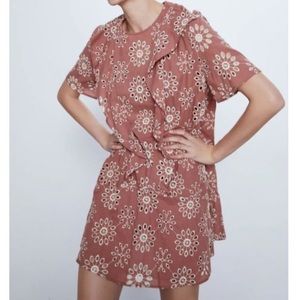 *NWT* ZARA Perforated Cutwork Embroidery Dress
